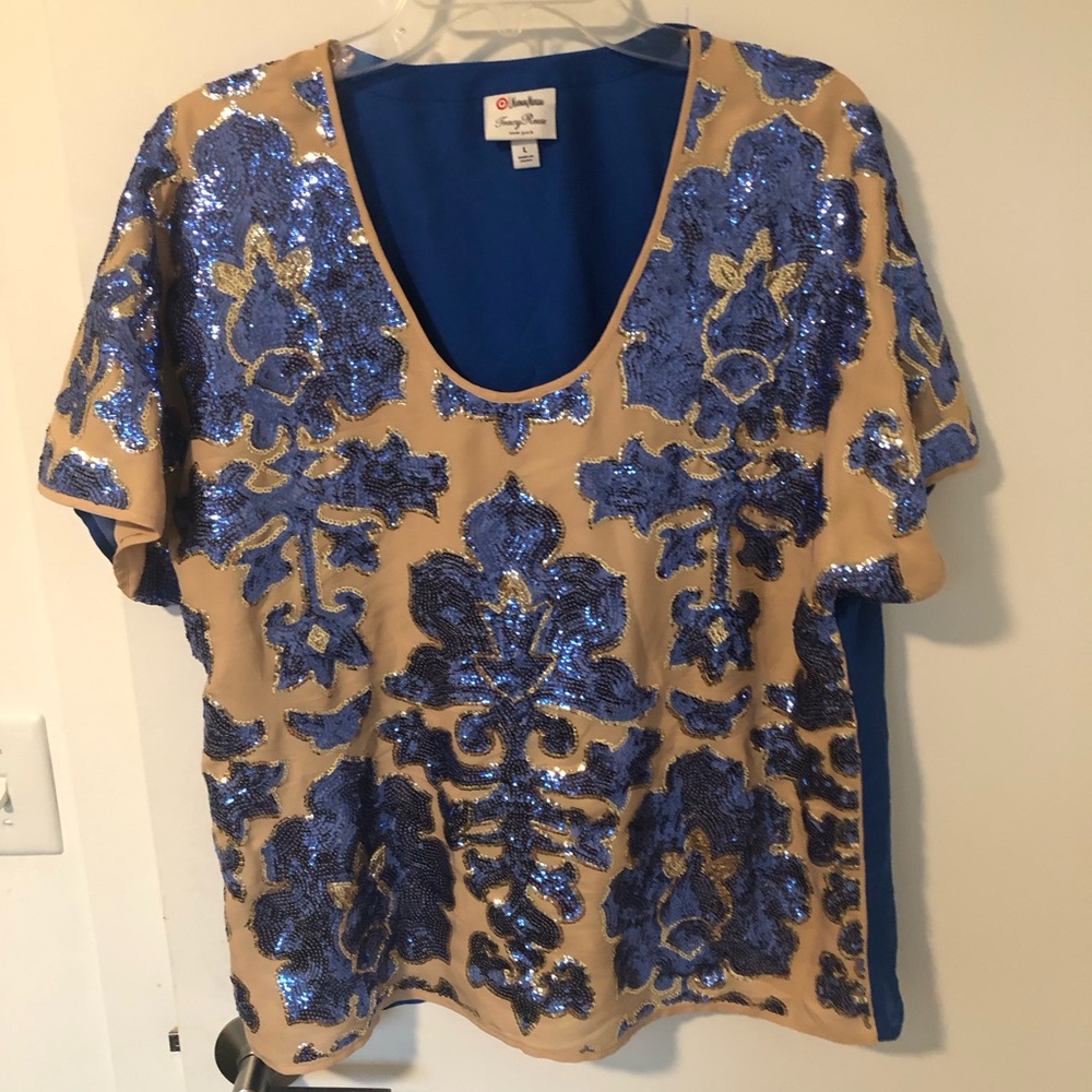 Norman Marcus x Target sequin top